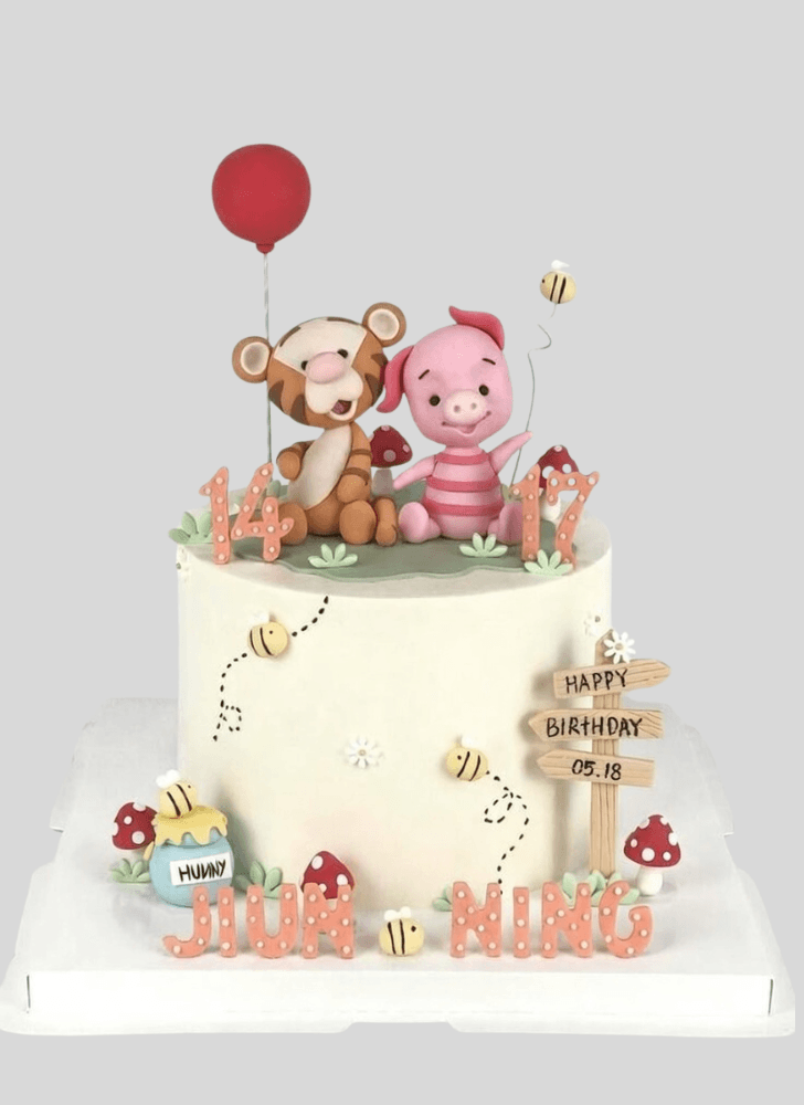 Fetching Piglet Cake