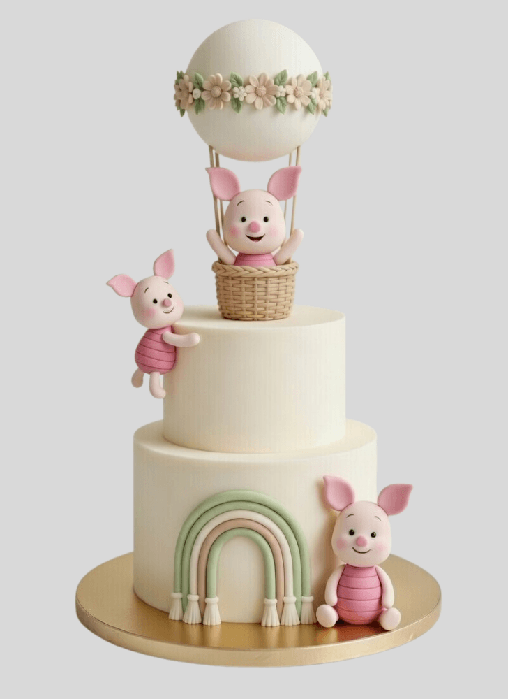 Handsome Piglet Cake