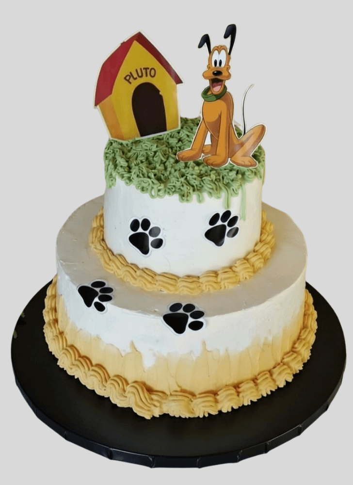 Admirable Disneys Pluto Cake Design