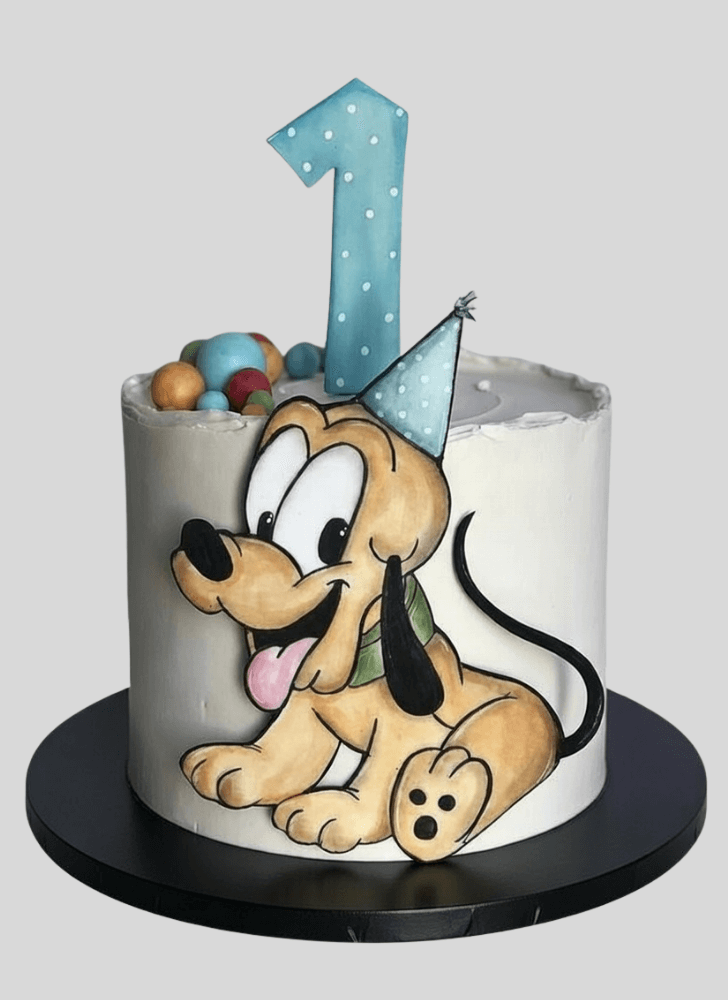 Alluring Disneys Pluto Cake
