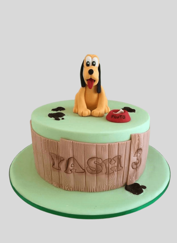 Beauteous Disneys Pluto Cake