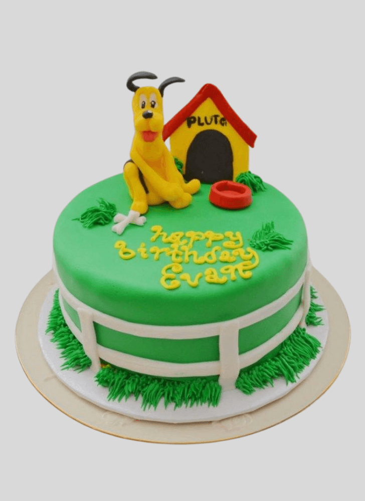 Charming Disneys Pluto Cake