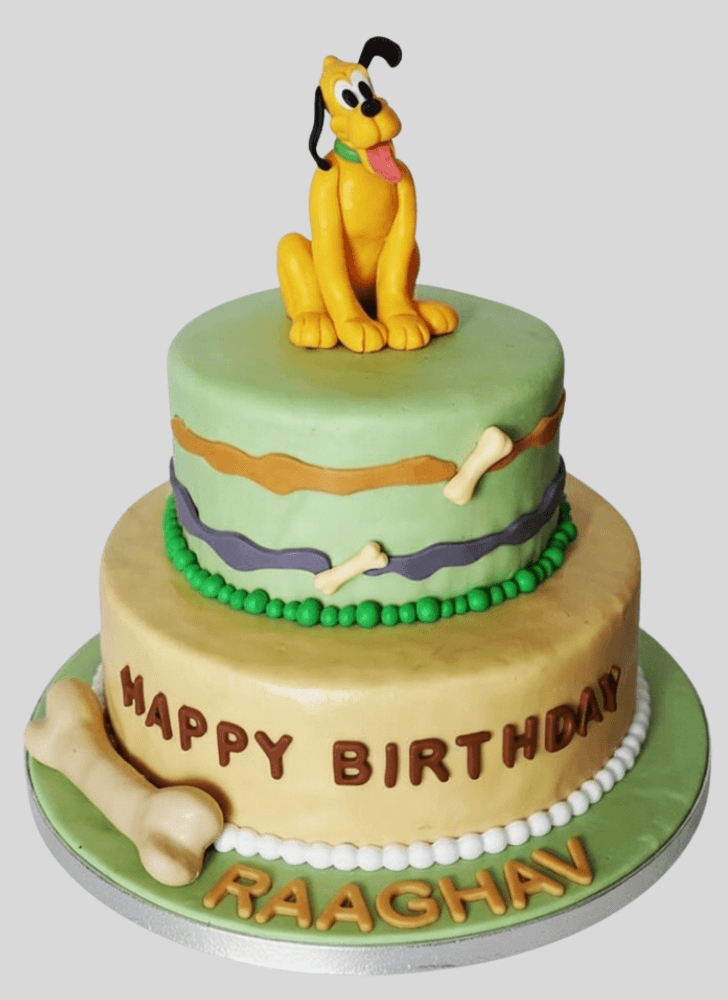 Elegant Disneys Pluto Cake