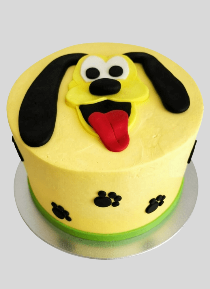 Handsome Disneys Pluto Cake