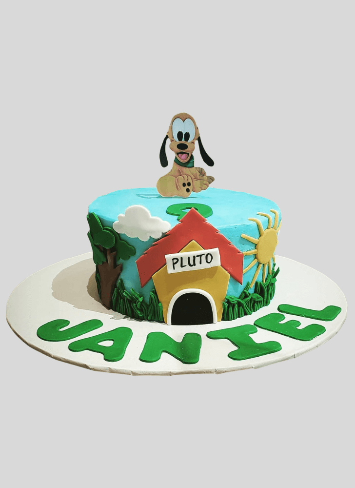 Mesmeric Disneys Pluto Cake