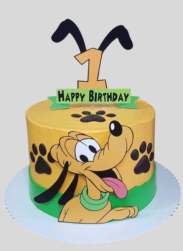 Pleasing Disneys Pluto Cake
