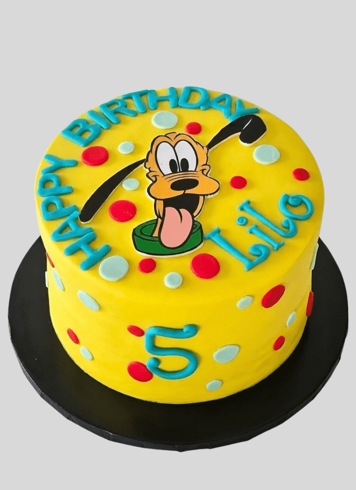 Pretty Disneys Pluto Cake