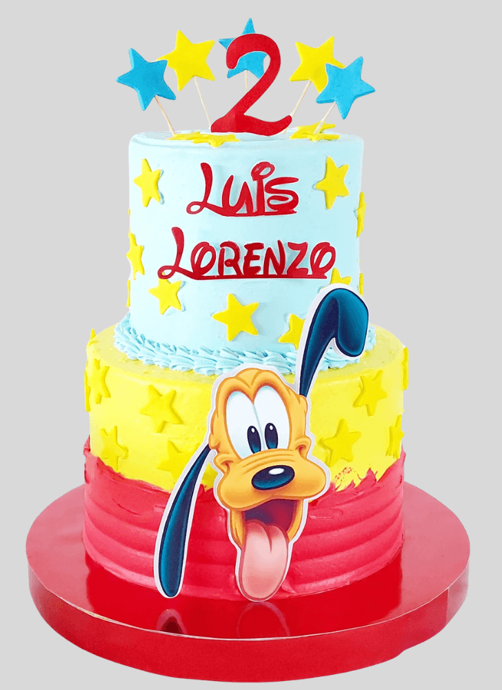 Refined Disneys Pluto Cake