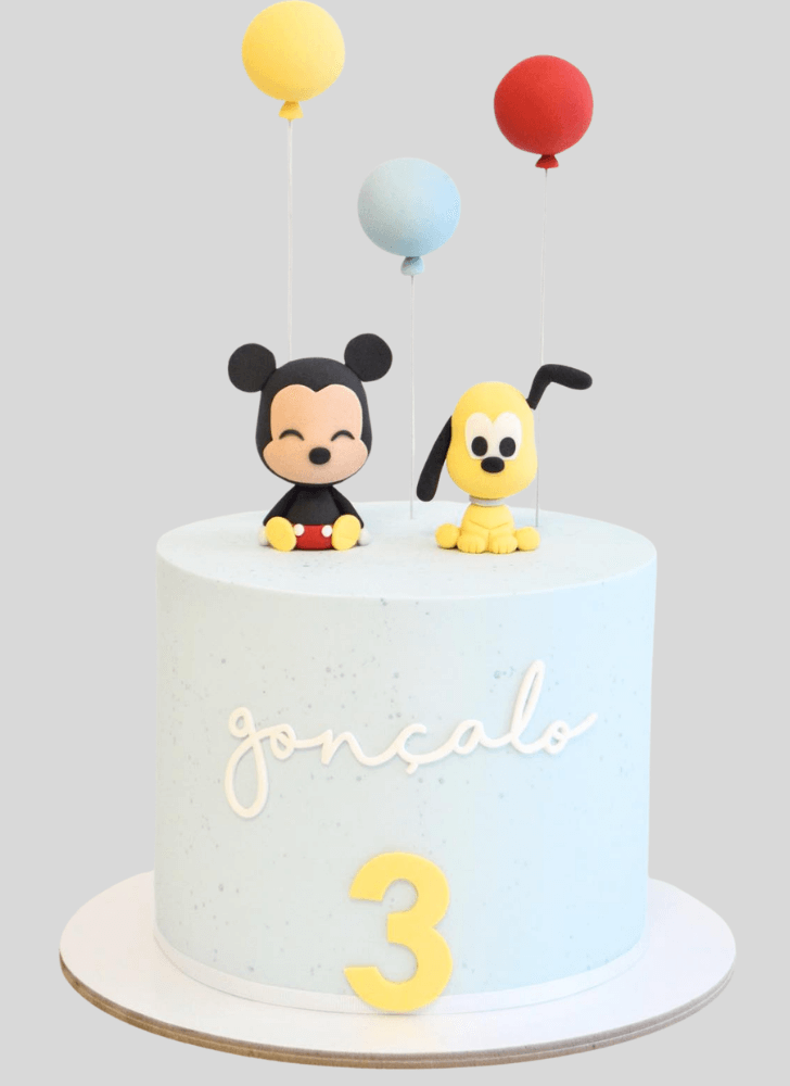 Slightly Disneys Pluto Cake