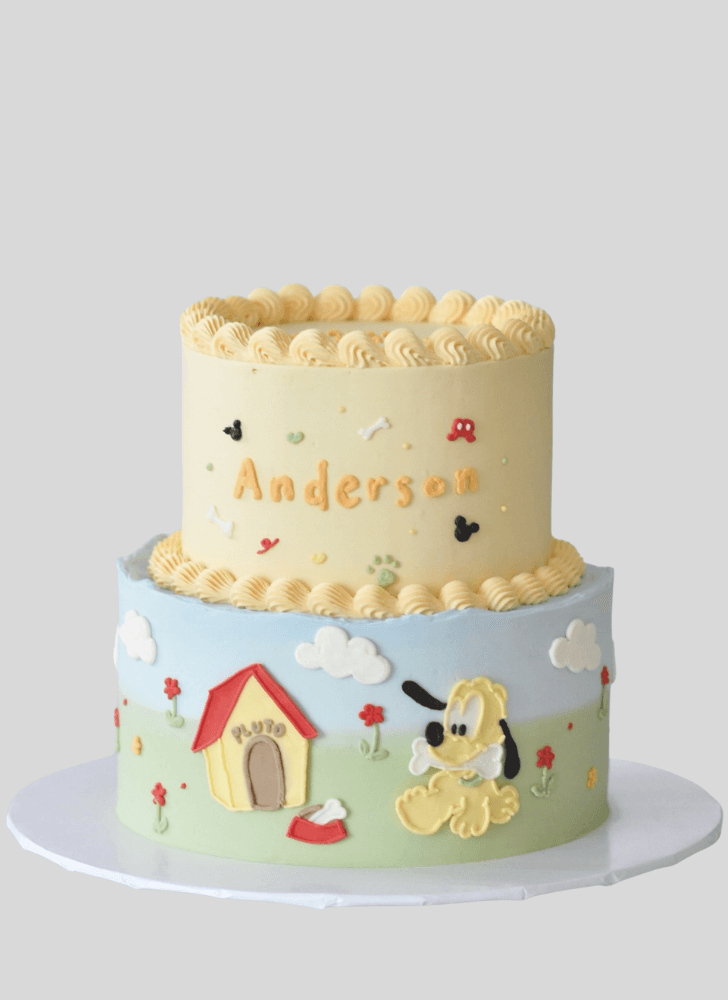 Superb Disneys Pluto Cake