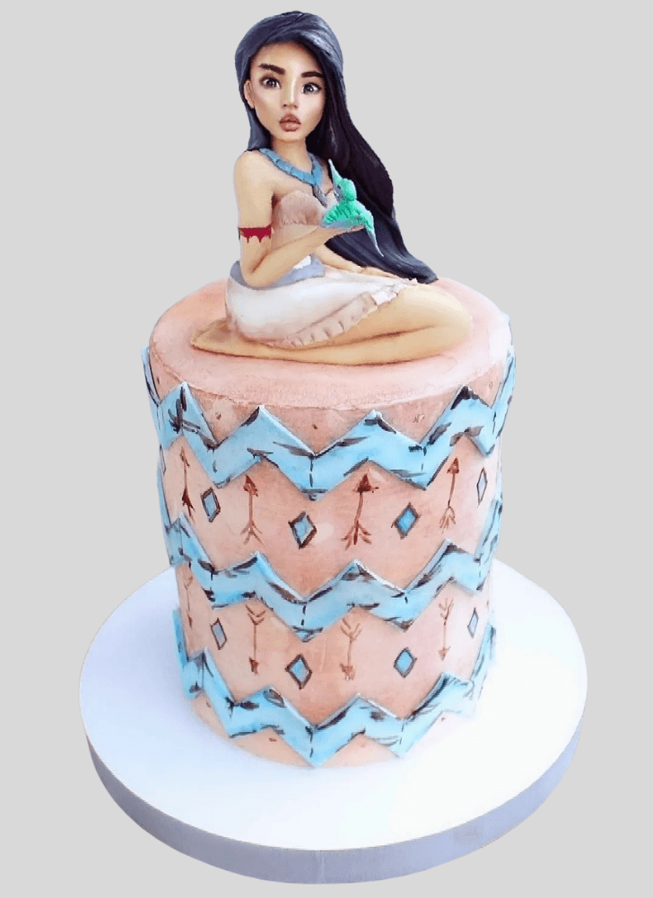 Adorable Pocahontas Cake