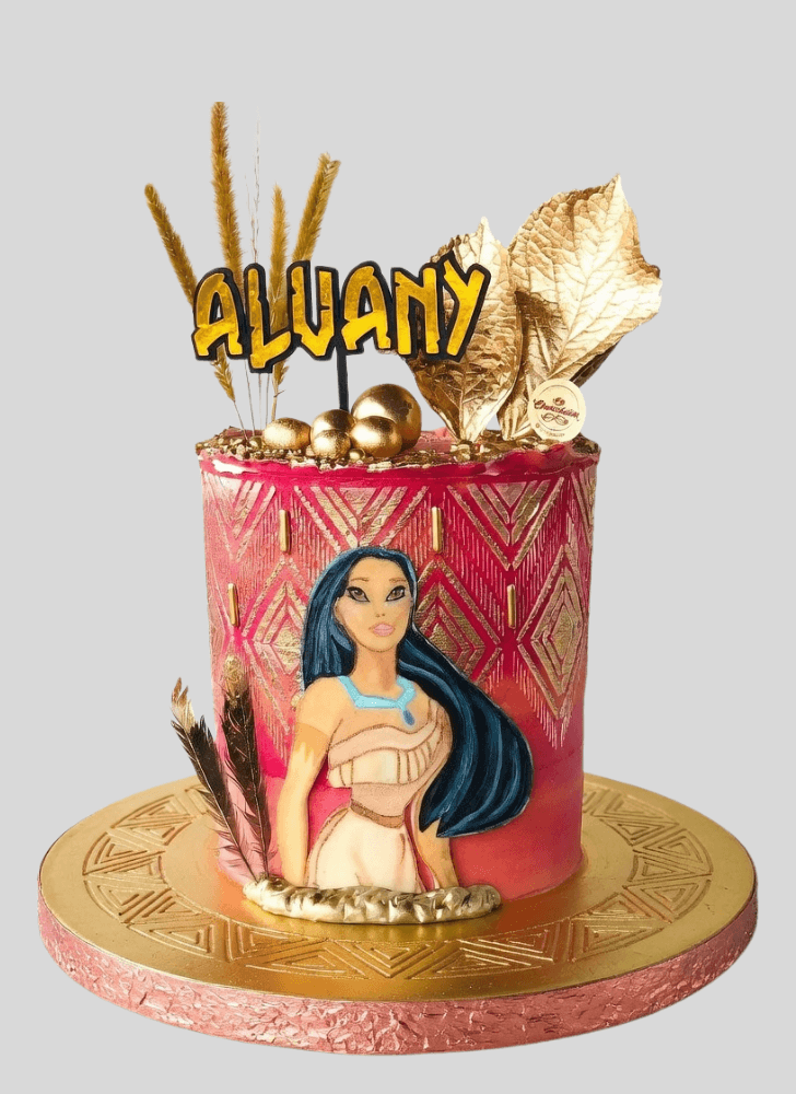 Angelic Pocahontas Cake
