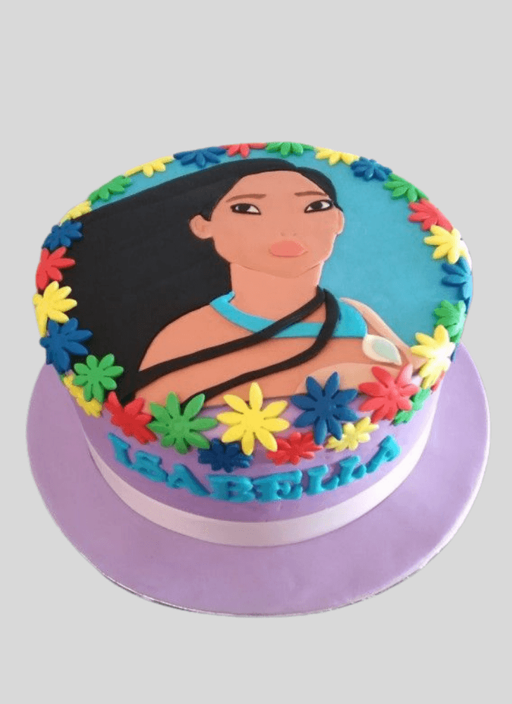 Inviting Pocahontas Cake