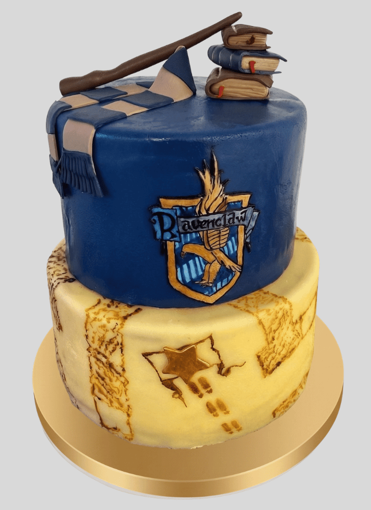 Enticing Ravenclaw Cake