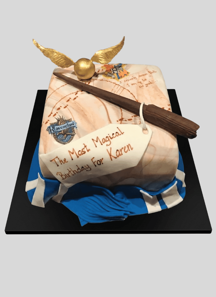 Shapely Ravenclaw Cake