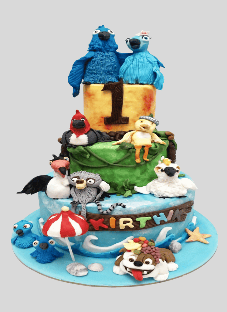 Dazzling Rio Cake