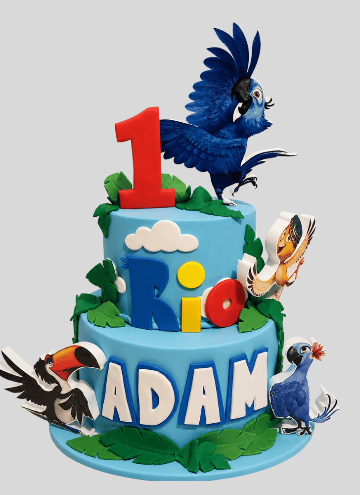 Inviting Rio Cake