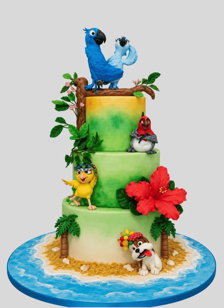 Pretty Rio Cake