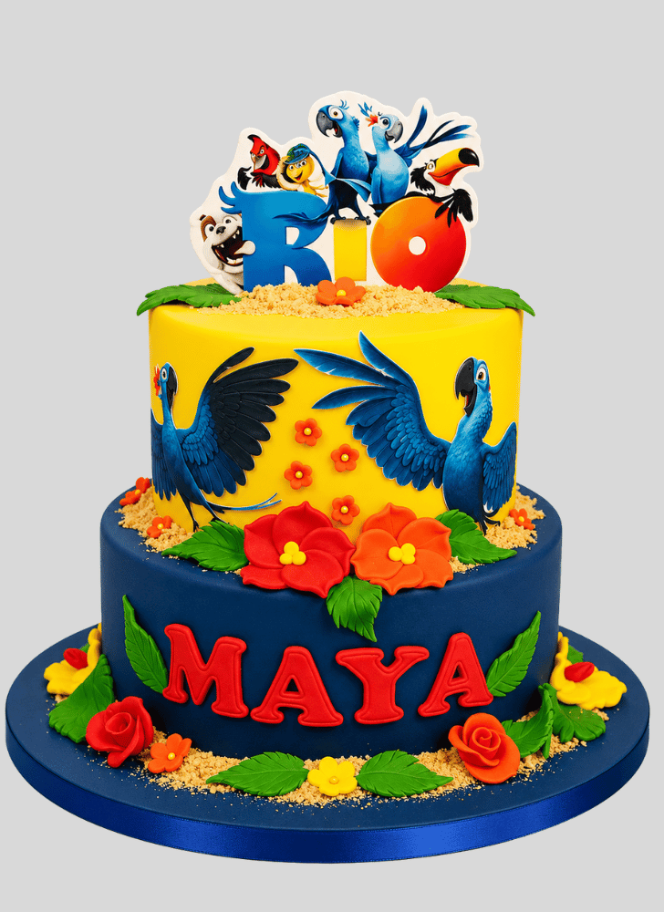 Radiant Rio Cake