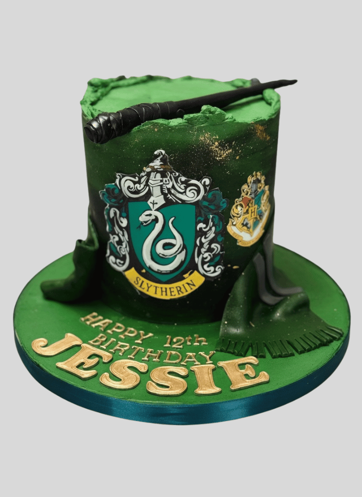 Angelic Slytherin Cake