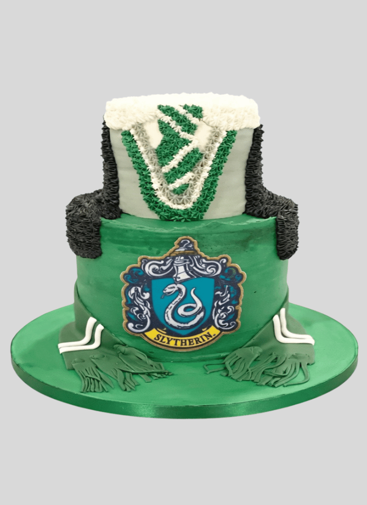 Elegant Slytherin Cake
