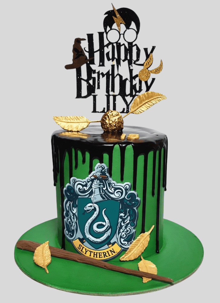Enthralling Slytherin Cake