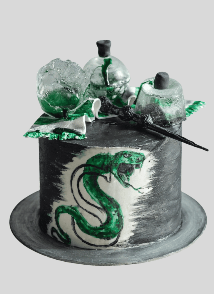 Fascinating Slytherin Cake