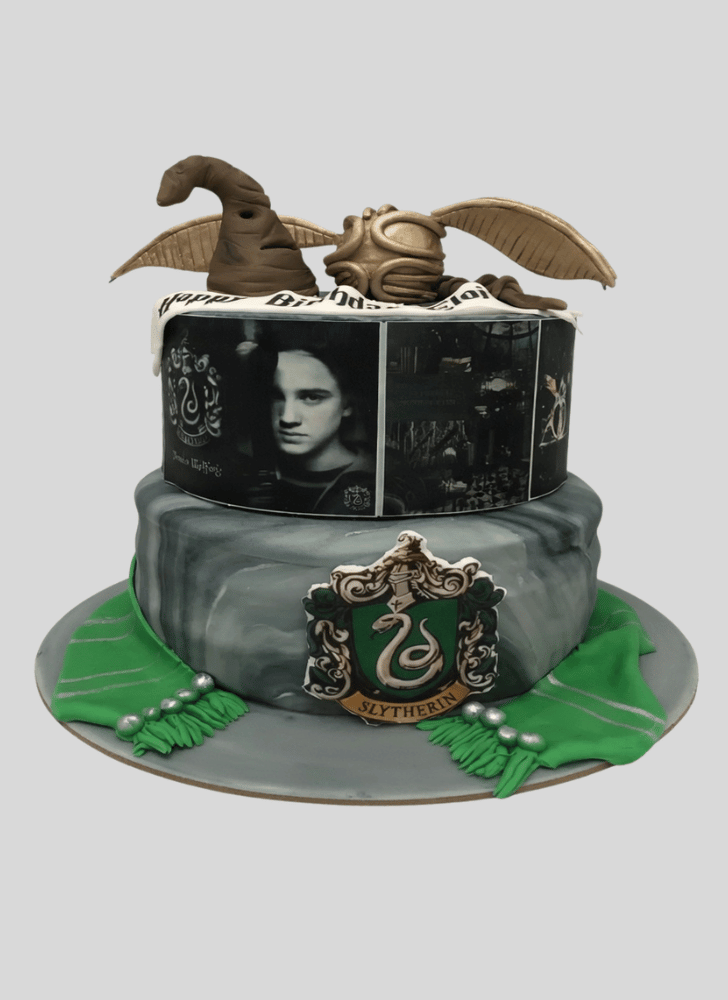 Resplendent Slytherin Cake