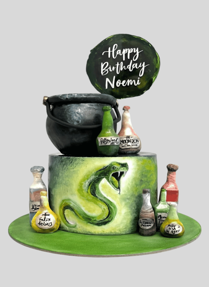 Superb Slytherin Cake