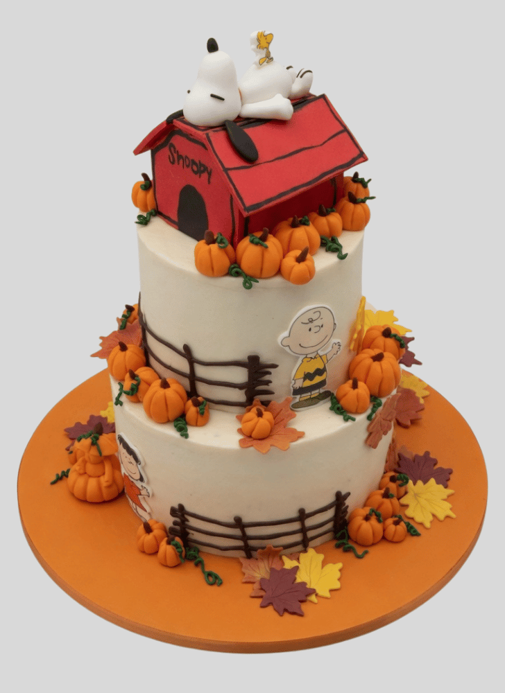 Classy Snoopy Cake