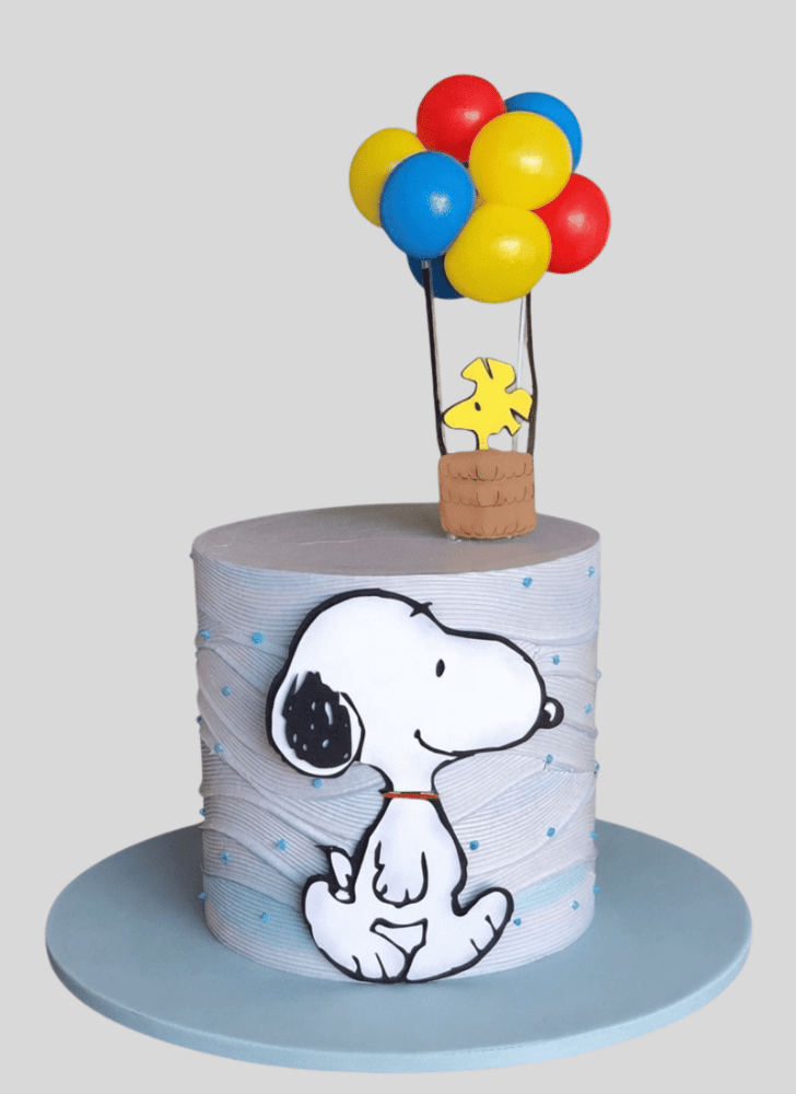 Delightful Snoopy Cake