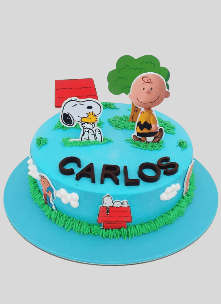 Exquisite Snoopy Cake