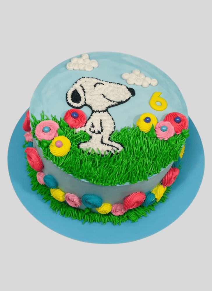 Gorgeous Snoopy Cake