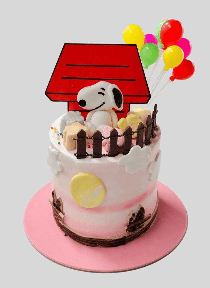 Handsome Snoopy Cake