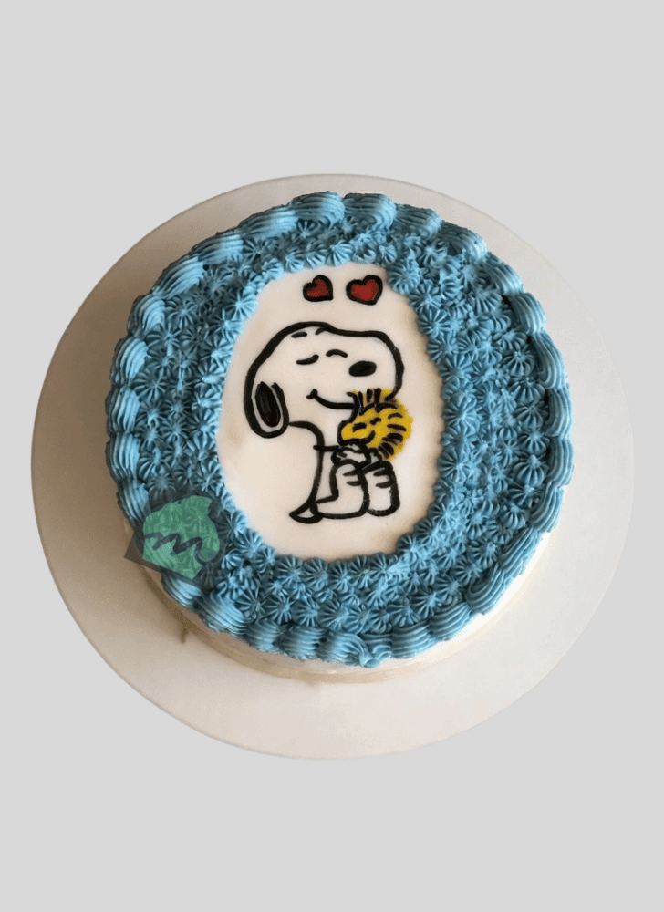 Superb Snoopy Cake