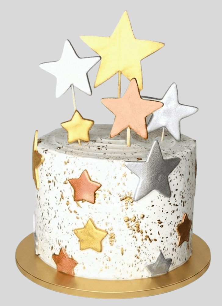 Shapely Star Cake