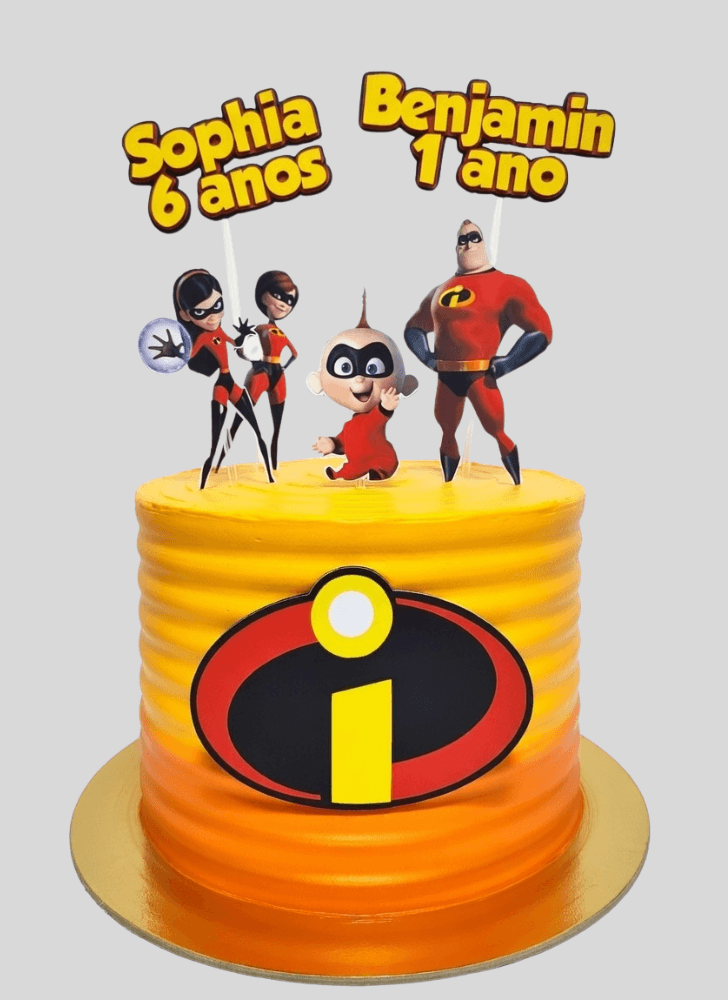 Elegant The Incredibles Cake