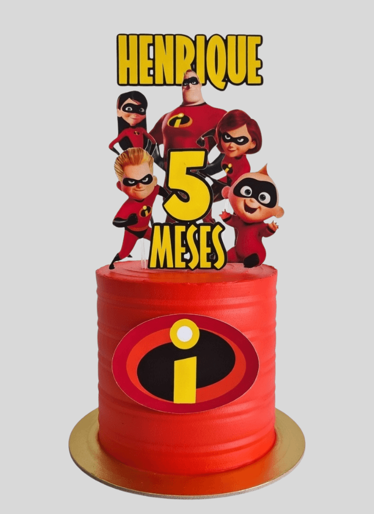 Gorgeous The Incredibles Cake