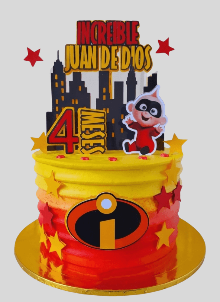 Handsome The Incredibles Cake