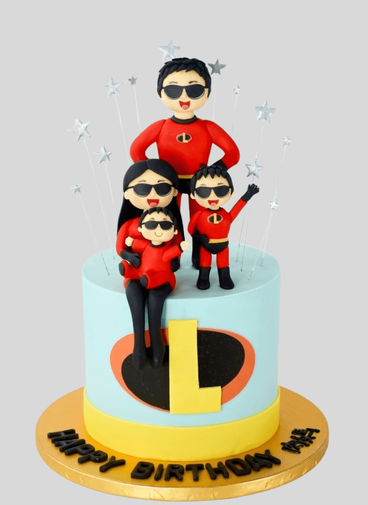 Inviting The Incredibles Cake