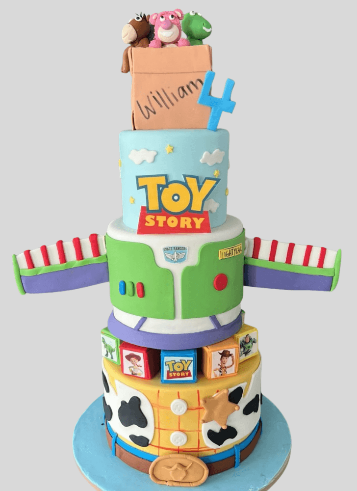 Wonderful Toy Story Cake Design
