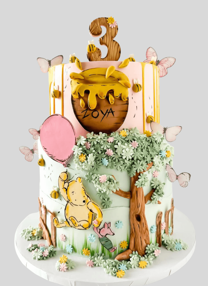 Fetching Winnie the Pooh Cake