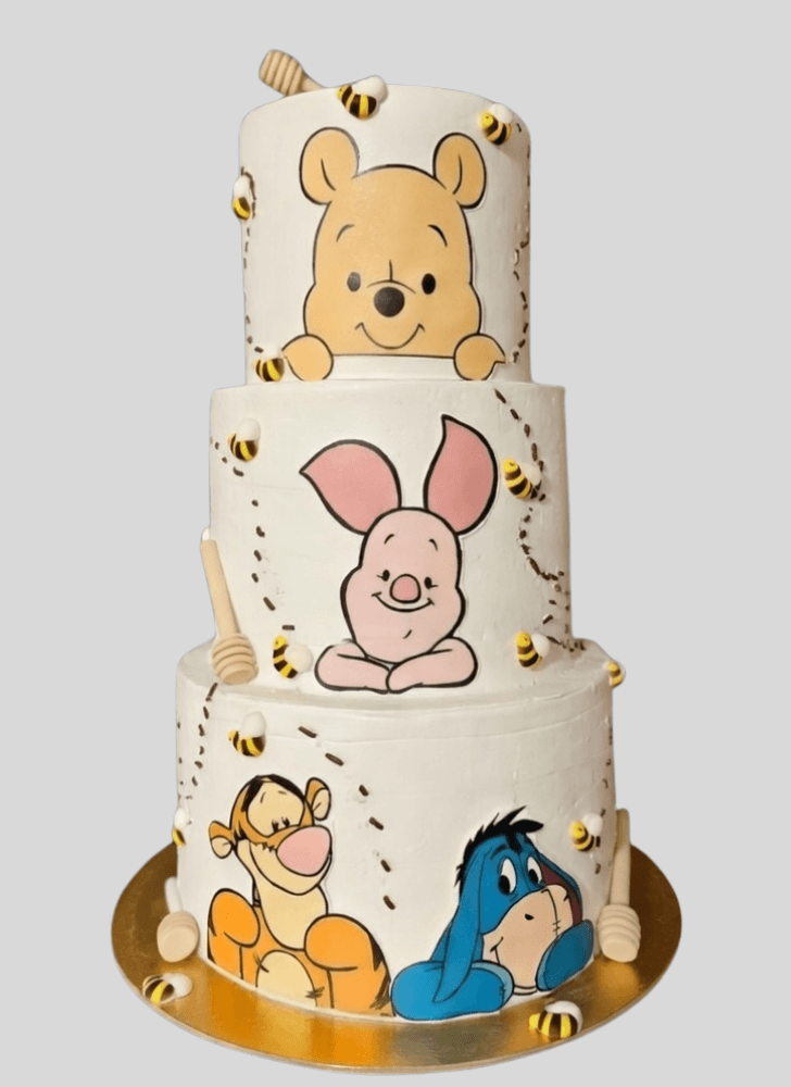 Slightly Winnie the Pooh Cake