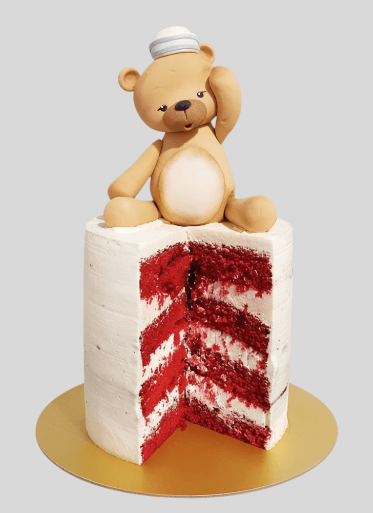Dazzling Bear Cake