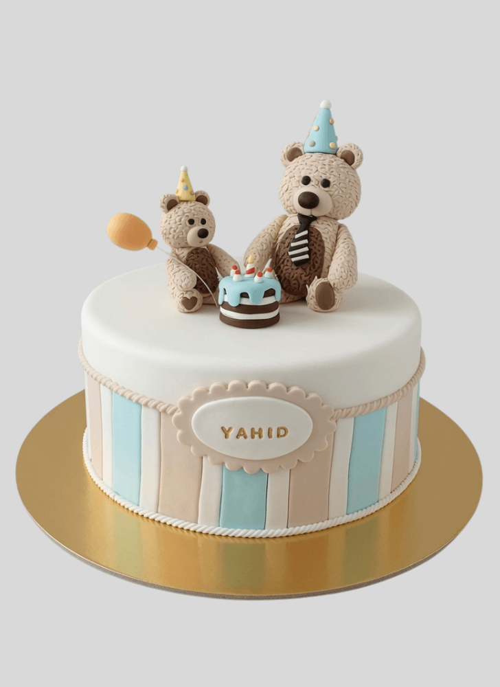 Delicate Bear Cake