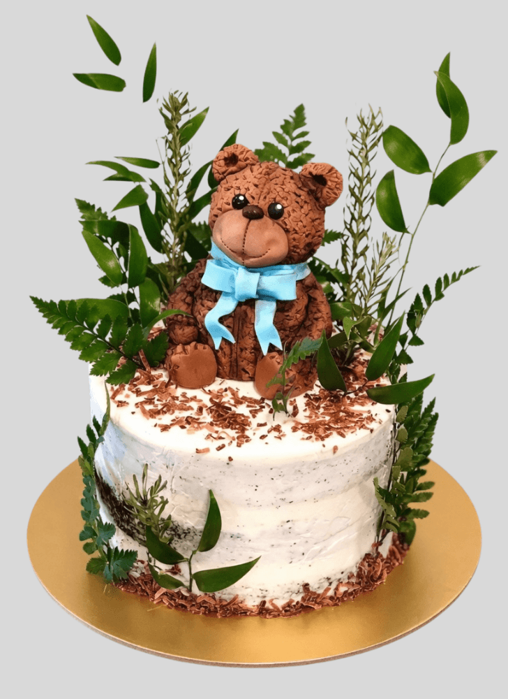 Lovely Bear Cake Design