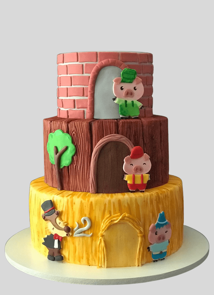 Fine Three Little Pigs Cake