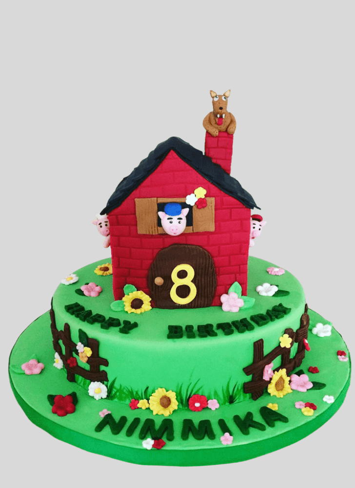 Stunning Three Little Pigs Cake