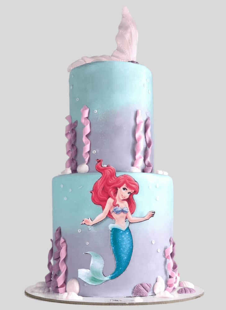 Adorable Disneys Ariel Cake
