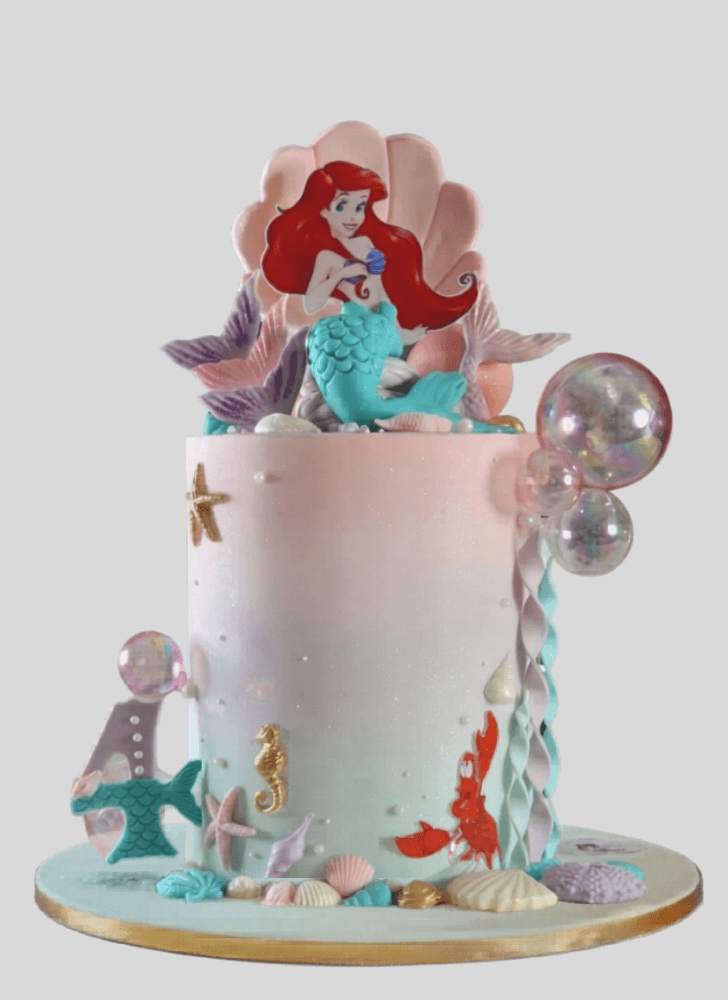 Alluring Disneys Ariel Cake